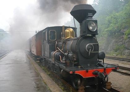 Steamtrain at Setesdalsbanen.