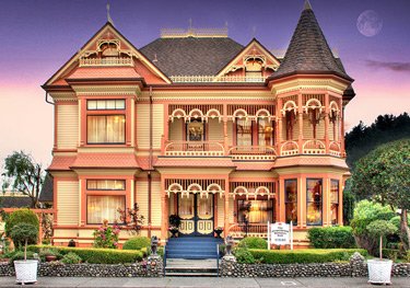 Gingerbread Mansion - Front Exterior