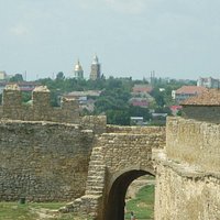 вид на город