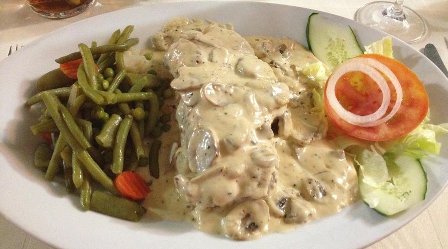                   Steak with Mushroom Sauce
                