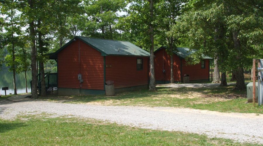 Lakefront Cabins Rear View