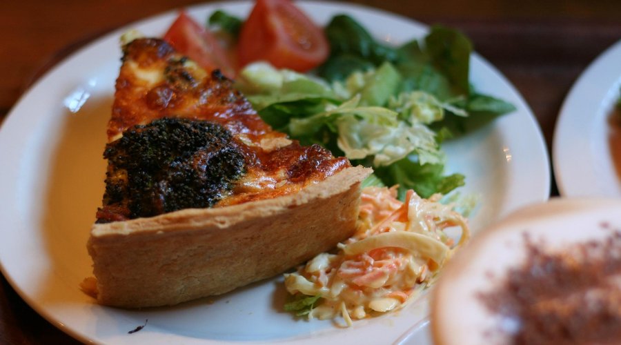                   The broccoli quiche
                
