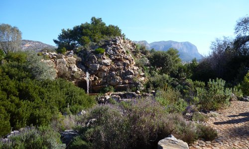                   A very natural man-made waterfall
                