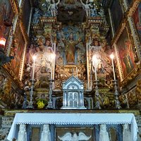 interior da catedral, altar lateral