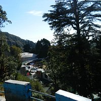 Picture taken just before snow view point