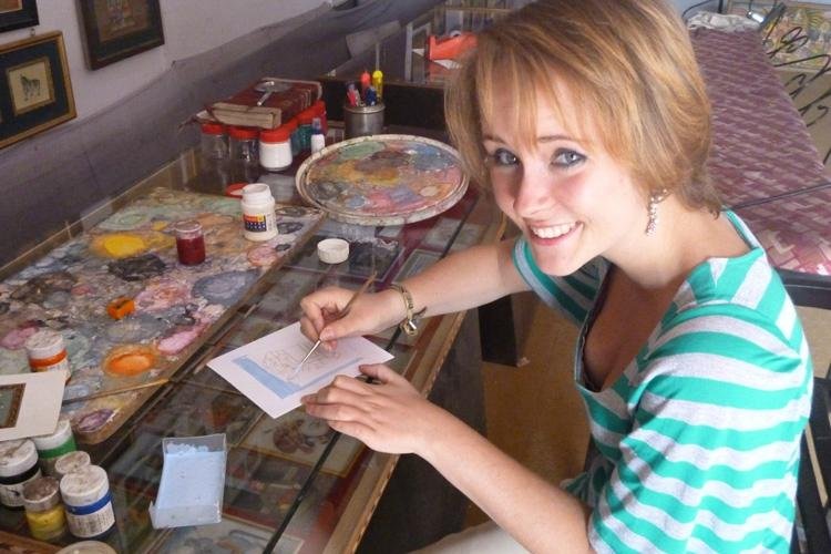 Another Smiling Face With Art Lesson