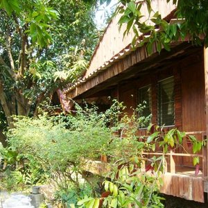 Gartenanlage zum Bungalow