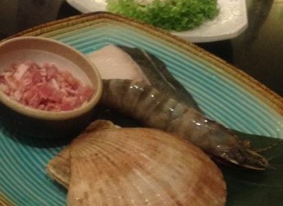 seafood for teppanyaki