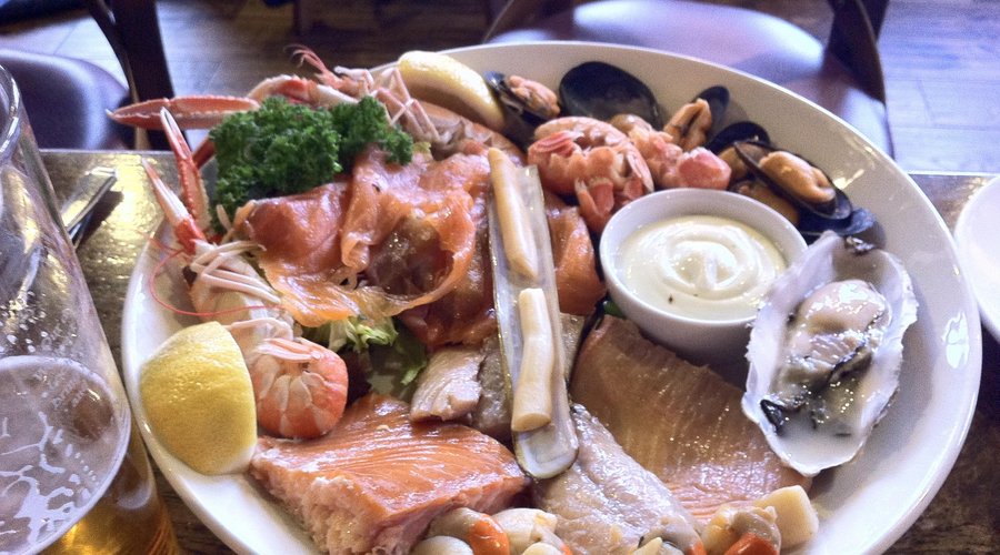 Seafood platter