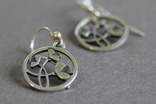 Circle Flower Earrings