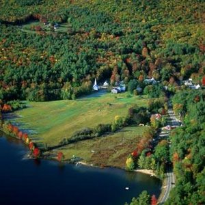 Crystal Lake and The Little White Church, Eaton NH