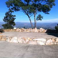 Looking east from Mt. Helix Amphitheater