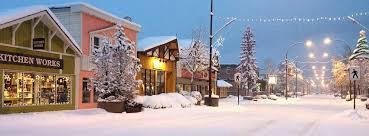 Main Street Smithers in Winter