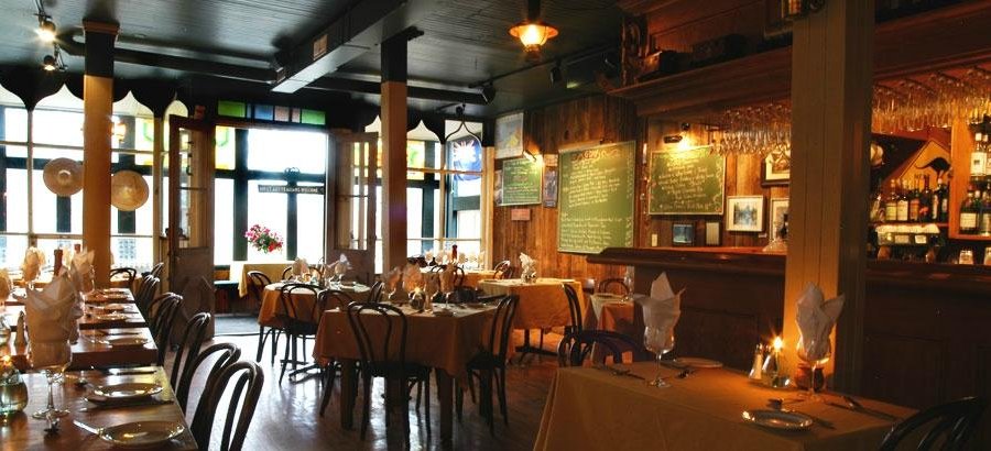 The main dining room