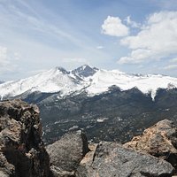 View of Longs Peak from the summit
