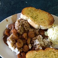 Shrimp Stew over white rice