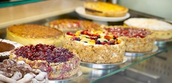 Hausgemachte Kuchen täglich frisch...
