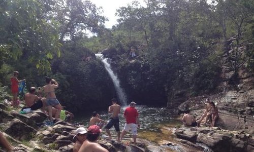 Visão de uma das seis cachoeiras