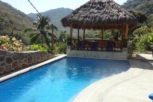 Piscina y playa