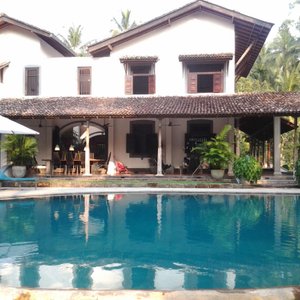 The main house
