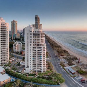 Early Morning North View from 1-Bed Beachfront