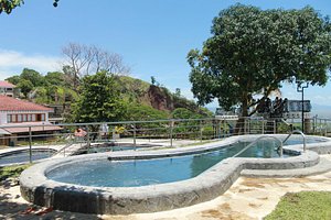 Sol Y Viento Mountain Hot Springs Resort in Luzon, image may contain: Resort, Hotel, Villa, Tub