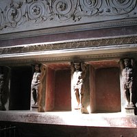 Forum Baths of Ancient Pompeii - boxes for clothes