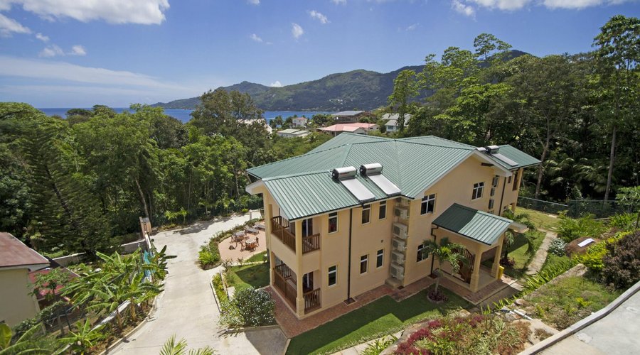 The Palm Seychelles Grounds & Stunning Island View From Apartment