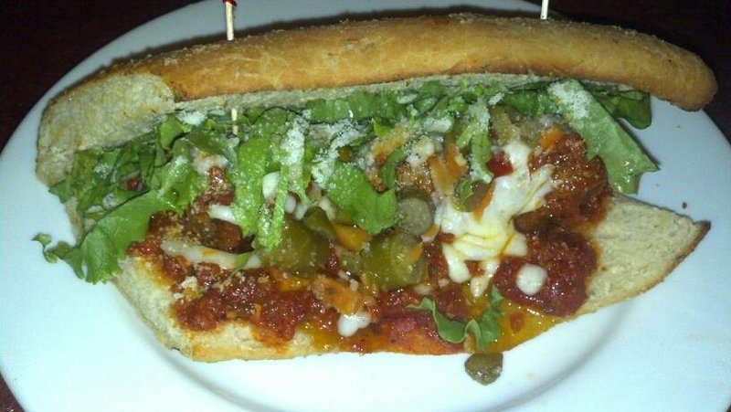 Meatball sub for lunch
