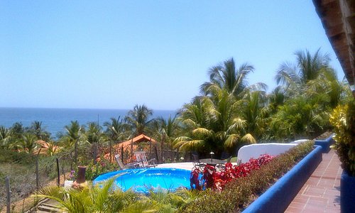 Excelente vista sobre Playa Guacuco