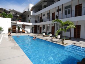 Piscina y playa