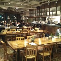 Interior of restaurant