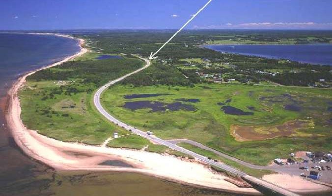 VIEW OF STANHOPE BEACH AND GOODVIEW PEI COTTAGES
