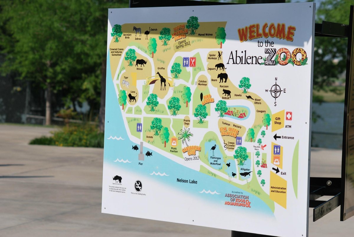 Abilene Zoo Map