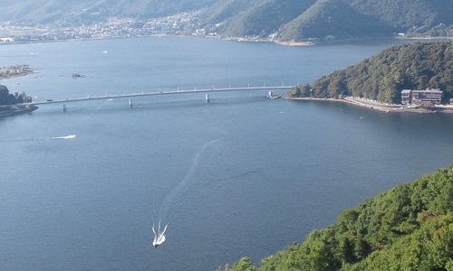 かちかち山ロープウェイより