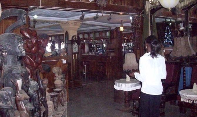 Entrance to the restaurant