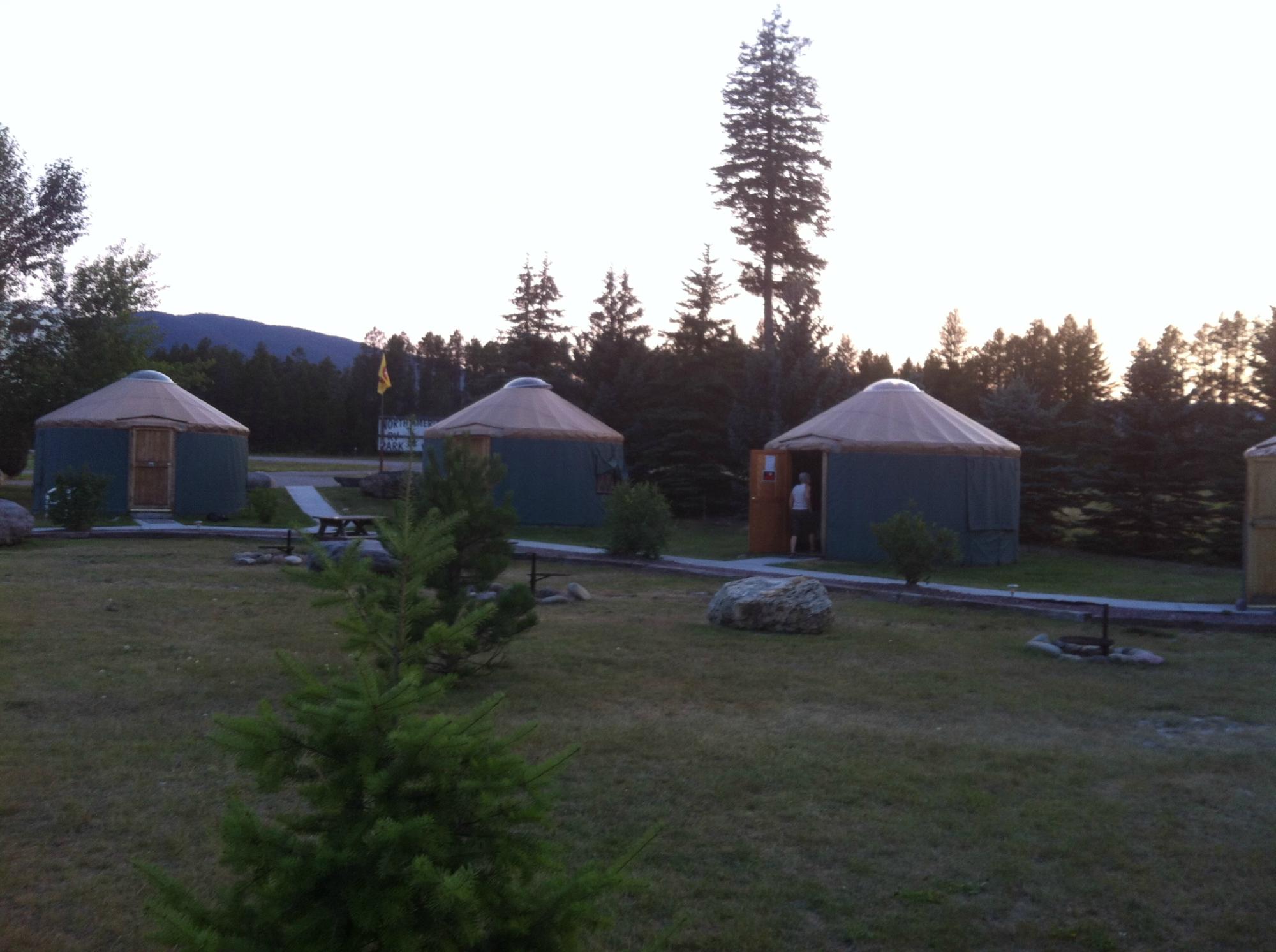 NORTH AMERICAN RV PARK YURT VILLAGE Campground Reviews Coram MT