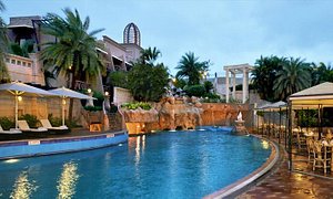 The Corinthians Resort & Club in Pune, image may contain: Resort, Hotel, Villa, Pool