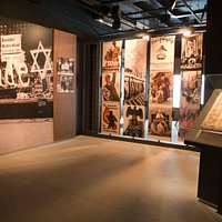 Sala interna do Museu do Holocausto de Curitiba