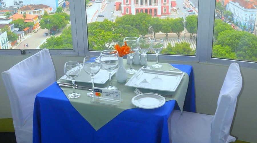 Restaurante giratório & panorâmico