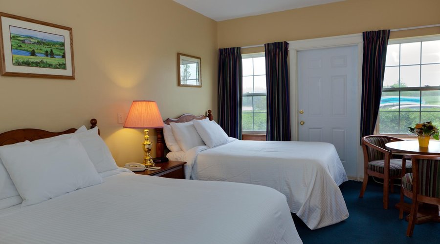 double room with patio