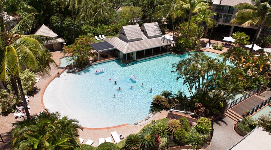 Balcony View of Pool