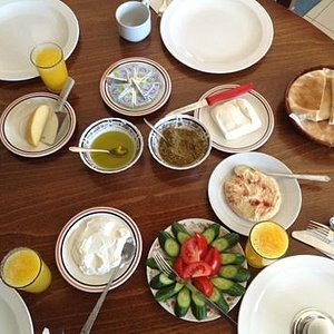 Rawda's delicious Palestinian breakfast