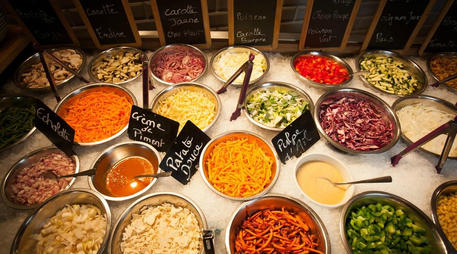 choix de légumes saisi à la plancha ...