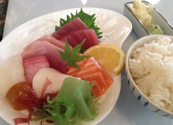 sashimi of great beauty