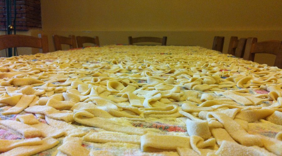 La strada della pasta fresca