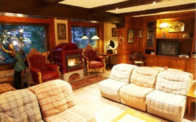 Wood stove living room