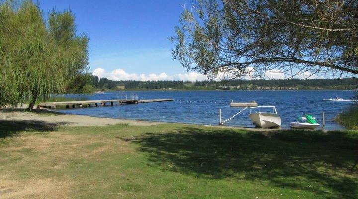 View of the swimming area