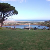The view from the picnic area