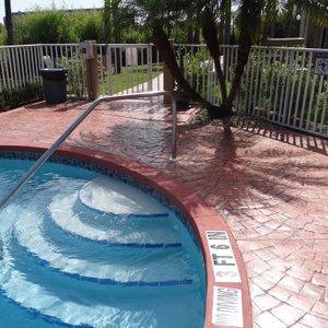 Relax in our lakeside pool
